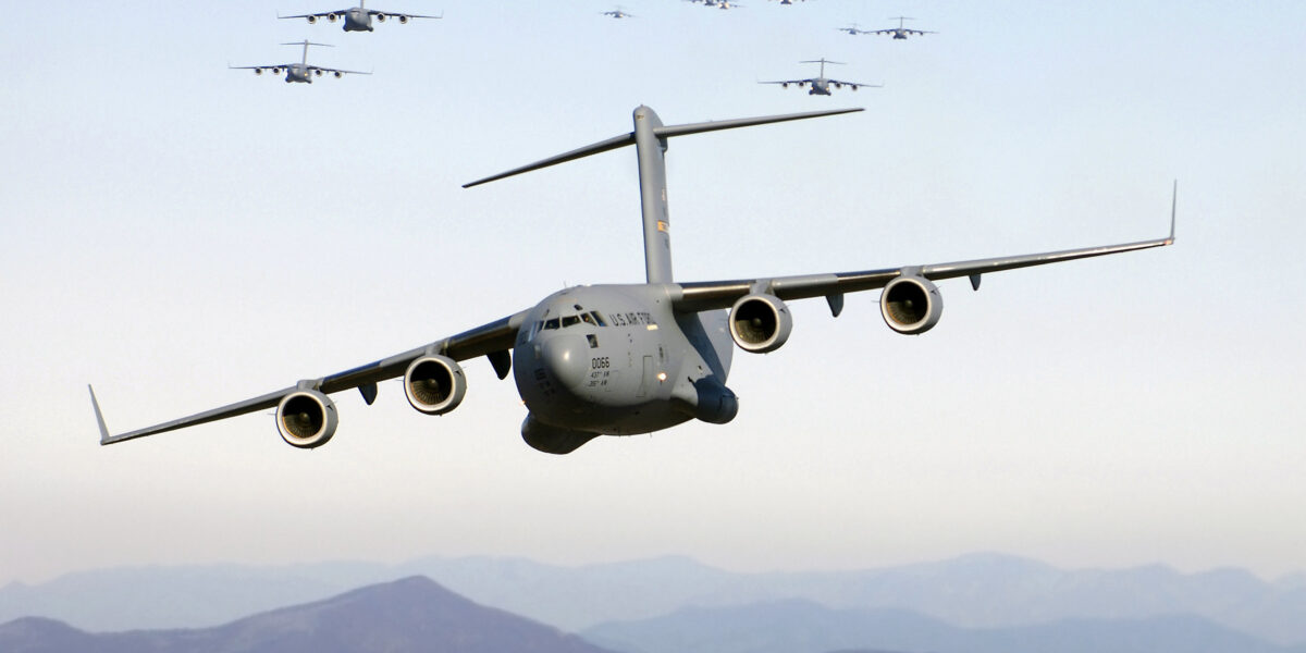 C-17 Globemaster III military transport aircraft