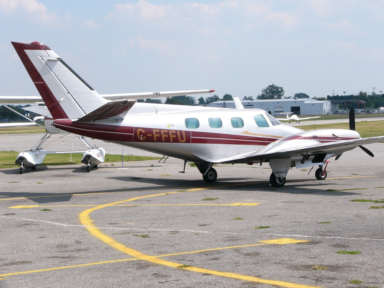 Beechcraft Duke B60 twin engine aircraft