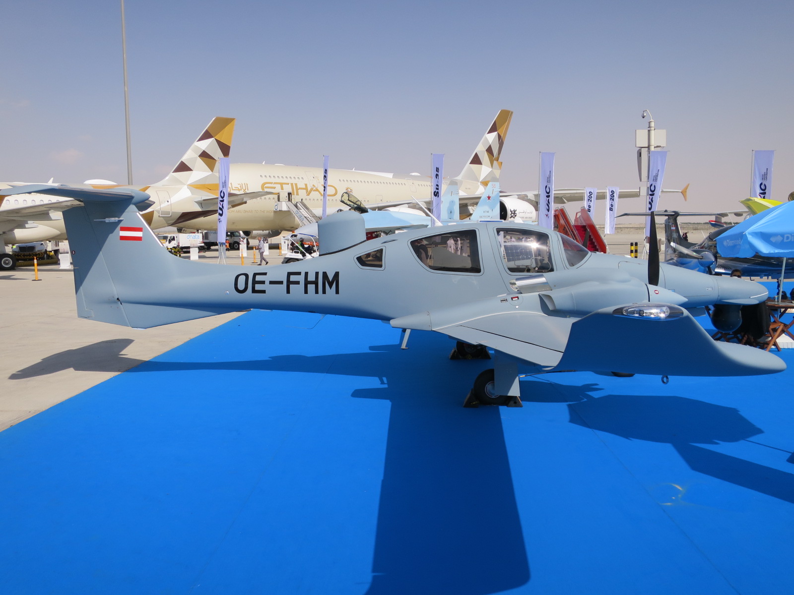 Diamond DA62 twin engine aircraft