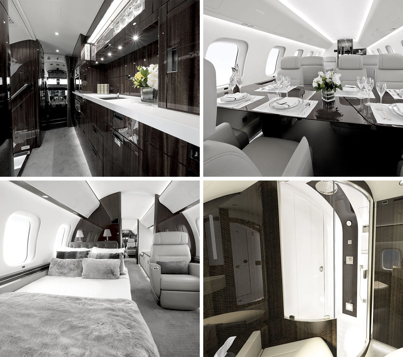 Bombardier Global 8000 cabin interior