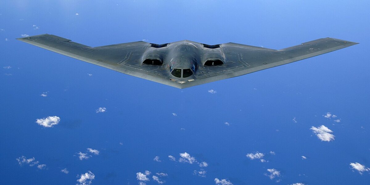 B-2 Spirit stealth bomber in flight
