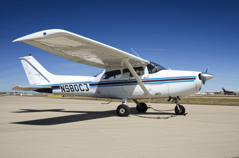 Cessna 172 high-wing trainer aircraft