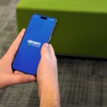 Travel app on smartphone