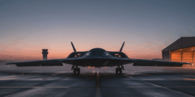 B-2 stealth bomber dimensions and profile view