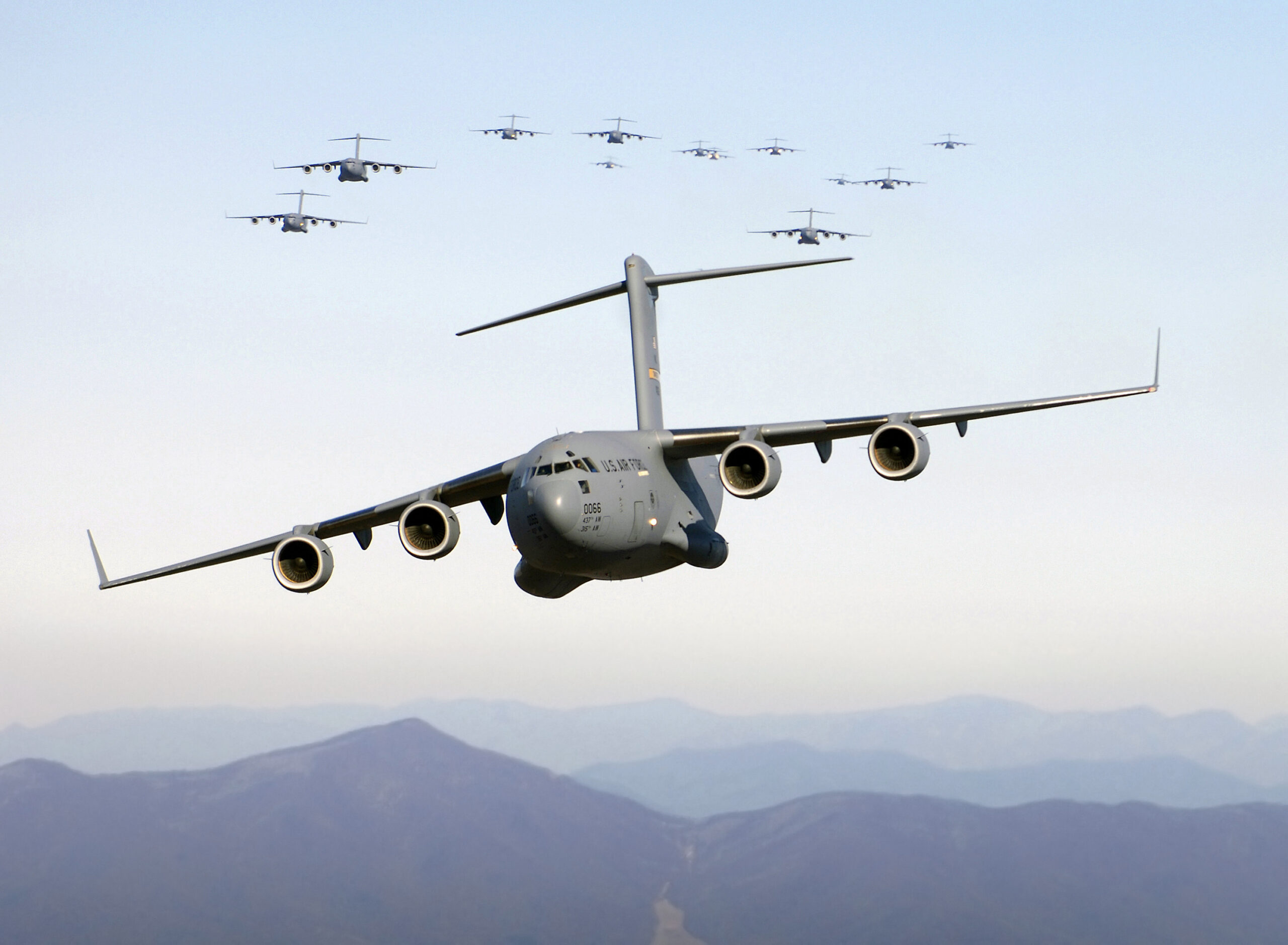 C-17 Globemaster III military transport aircraft