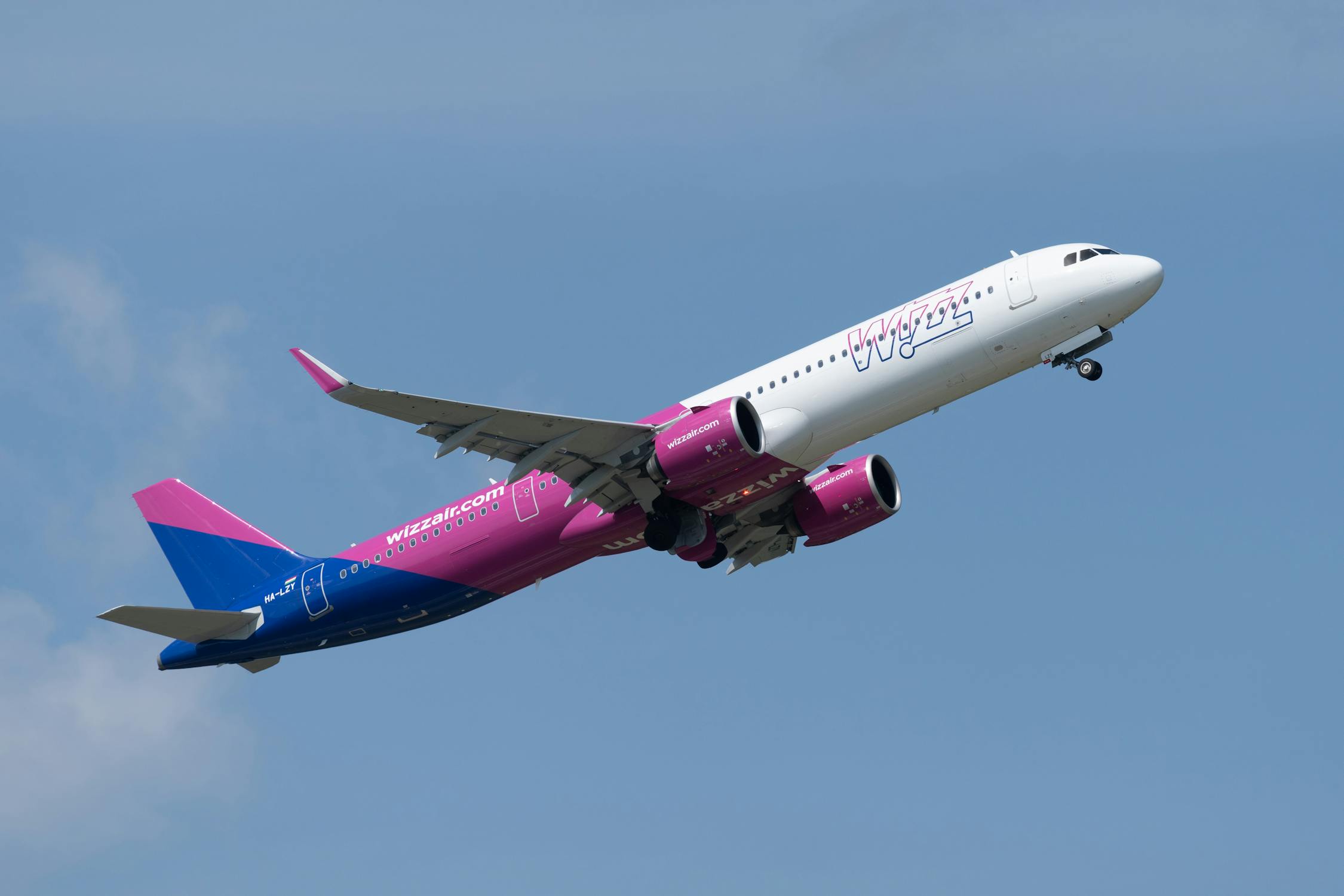 Airbus A321XLR narrowbody aircraft in flight