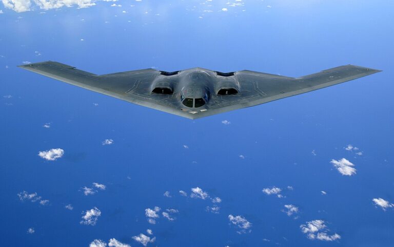 B-2 Spirit stealth bomber in flight