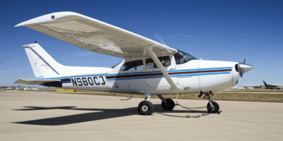 Cessna 172 high-wing trainer aircraft