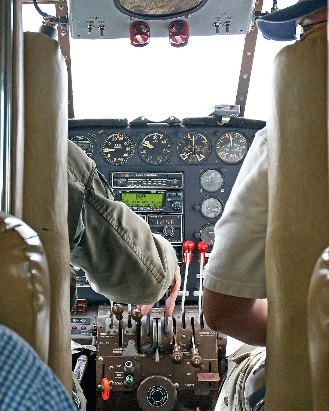Aircraft cockpit detail