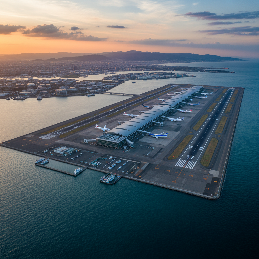 Kansai International Airport KIX terminal view