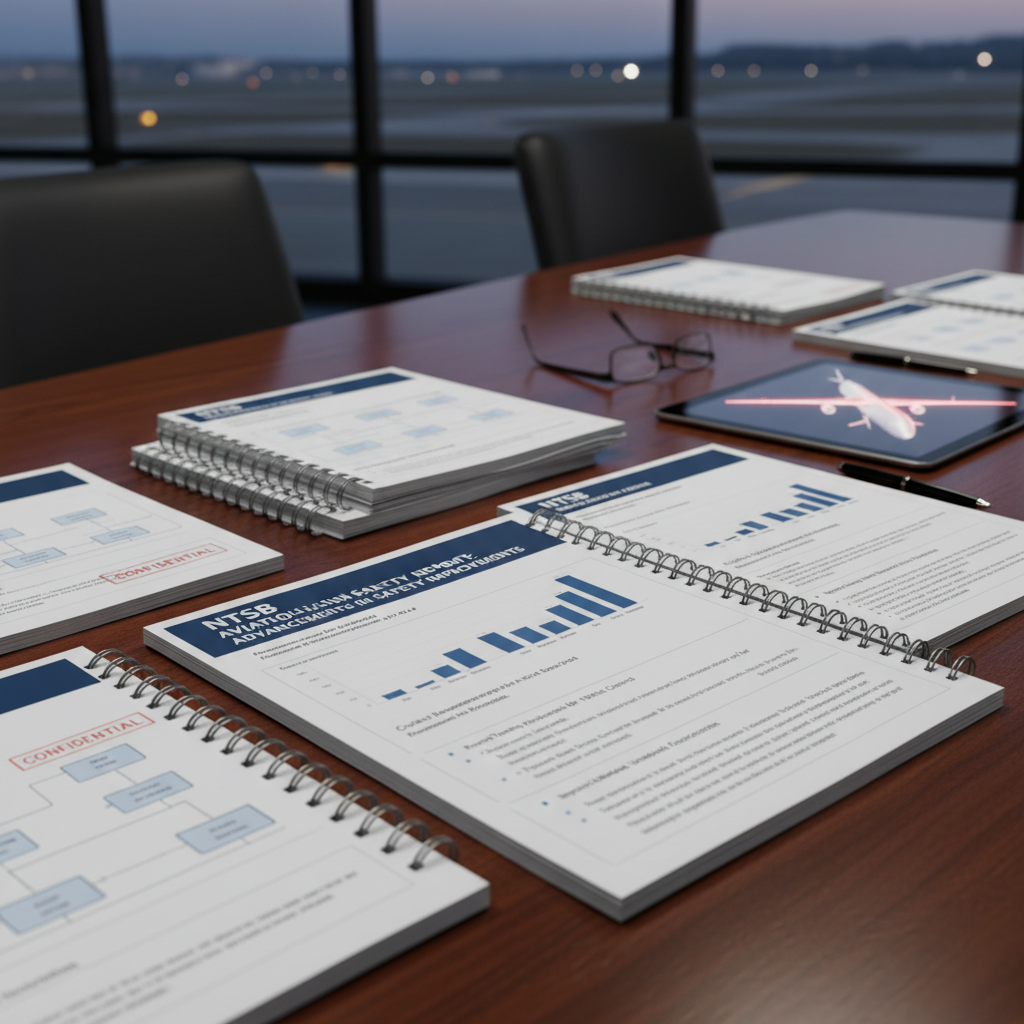Aviation safety investigation and accident report documentation
