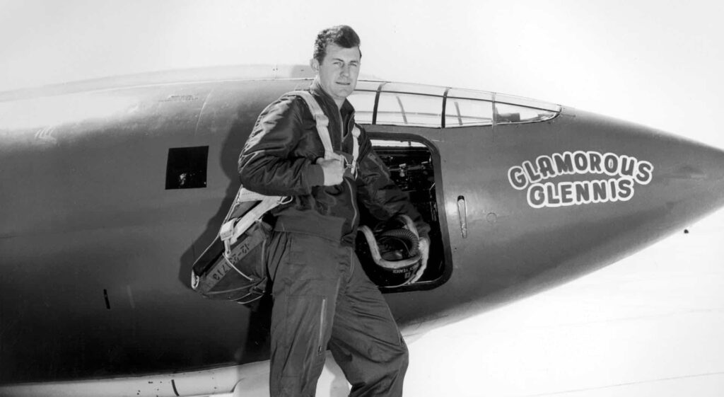 Chuck Yeager First to Break the Sound Barrier