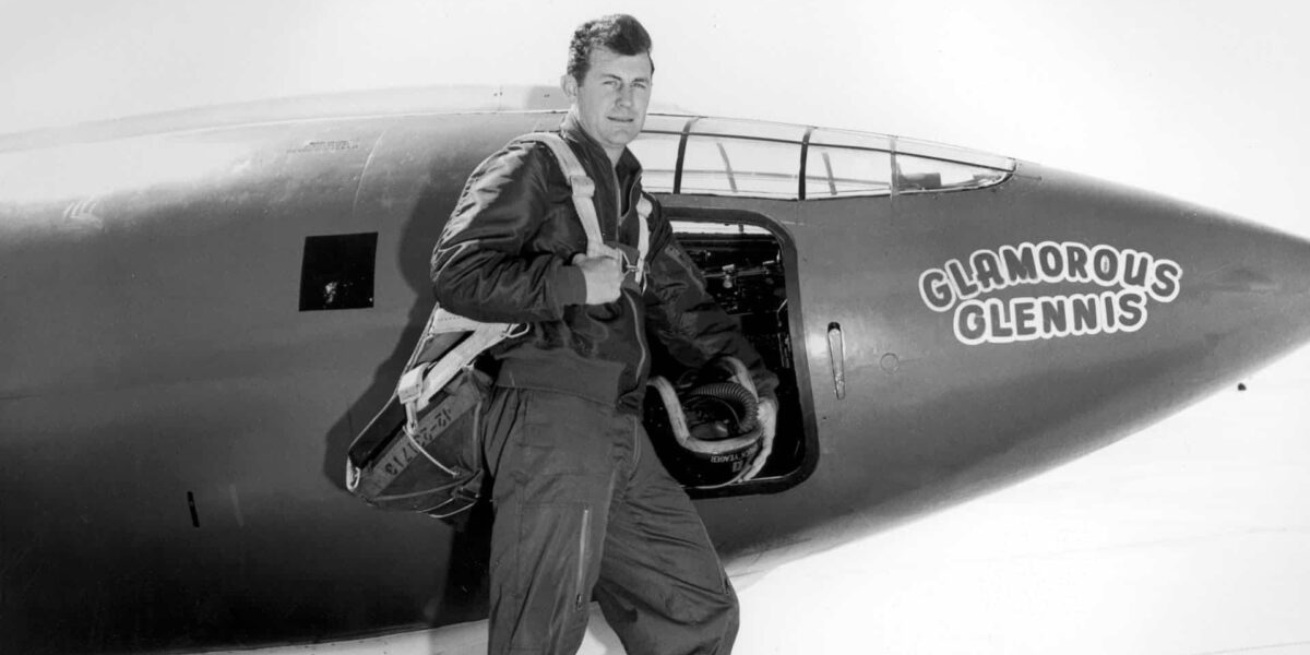 Chuck Yeager First to Break the Sound Barrier