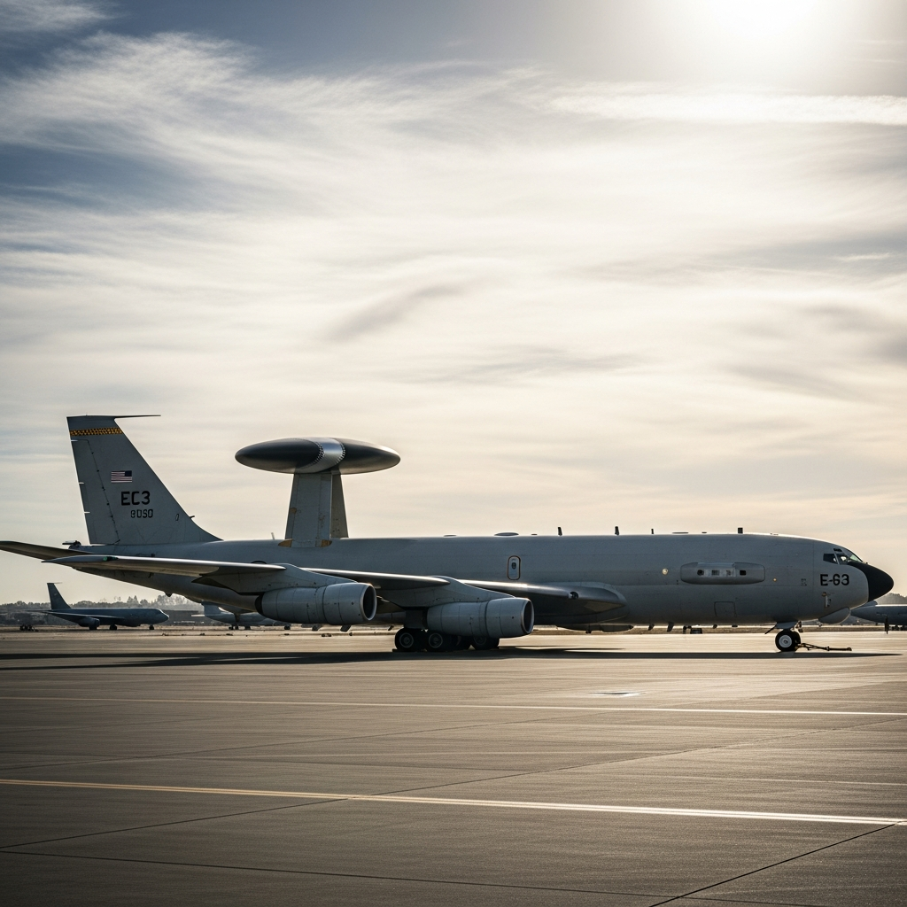 E-3G Sentry AWACS Destroyed in Saudi Arabia — A Major Blow to U.S. Airborne Early Warning Capability