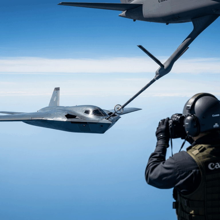 B-21 Raider Completes First Aerial Refueling Stealth Bomber Now Truly Global-Str