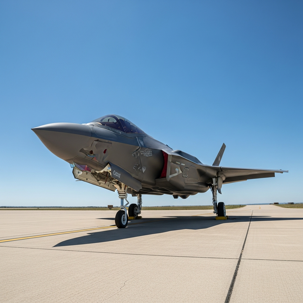 F-35A Crashes at Nellis Air Force Base — Pilot Ejects Safely Over Nevada Test Range