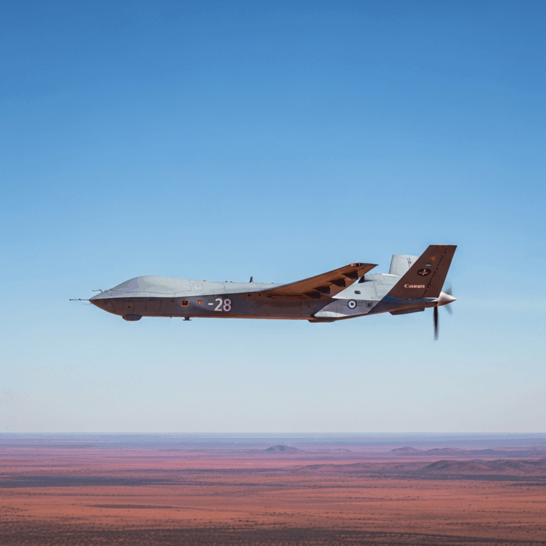 Australias Ghost Bat Scores First Air-to-Air Kill MQ-28A Destroys Drone with AMR