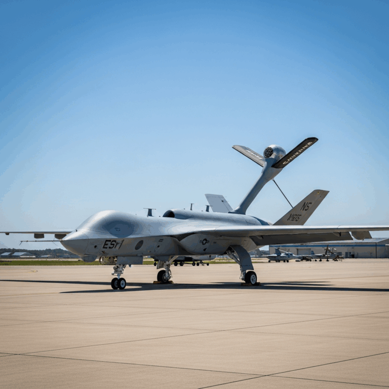 MQ-25 Stingray Production Representative Completes First Flight Carrier Tanker E