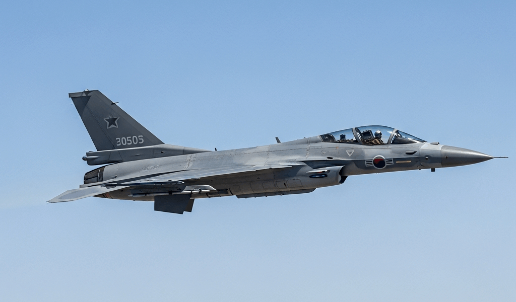 South Koreas First Serial-Production KF-21 Boramae Fighter Completes Maiden Flig