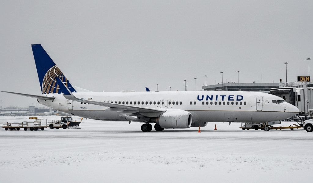 United Airlines 737 Collides With Two De-Icing Trucks at Denver After Premature