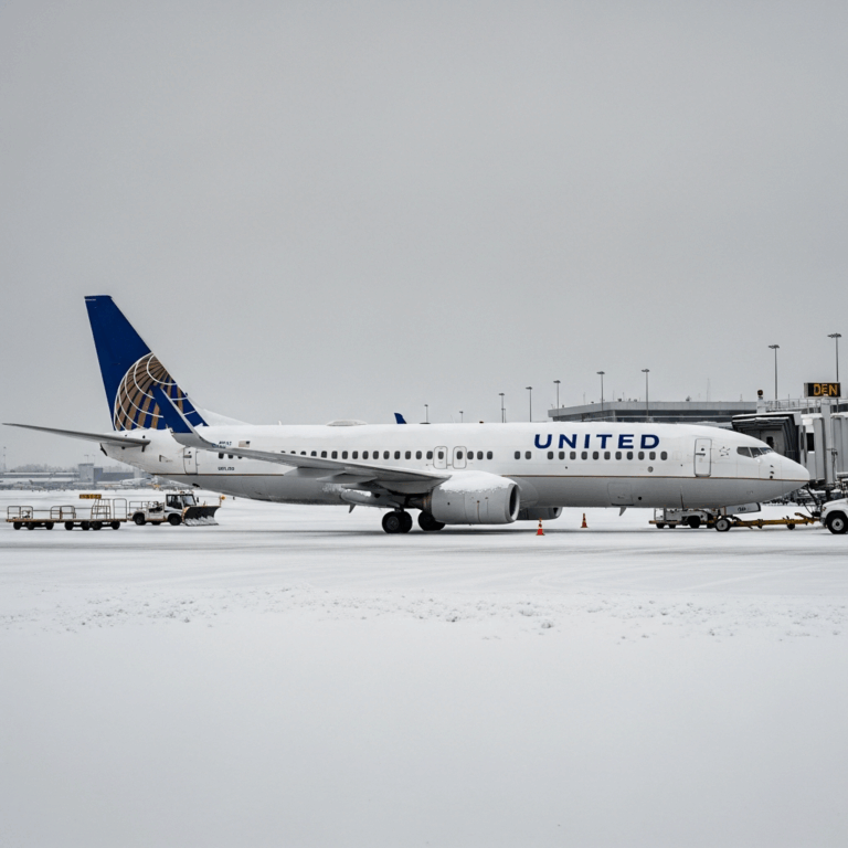 United Airlines 737 Collides With Two De-Icing Trucks at Denver After Premature