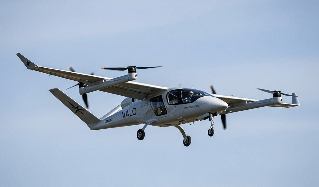 Vertical Aerospace Valo Completes Historic Piloted Transition Takes Off Like a H
