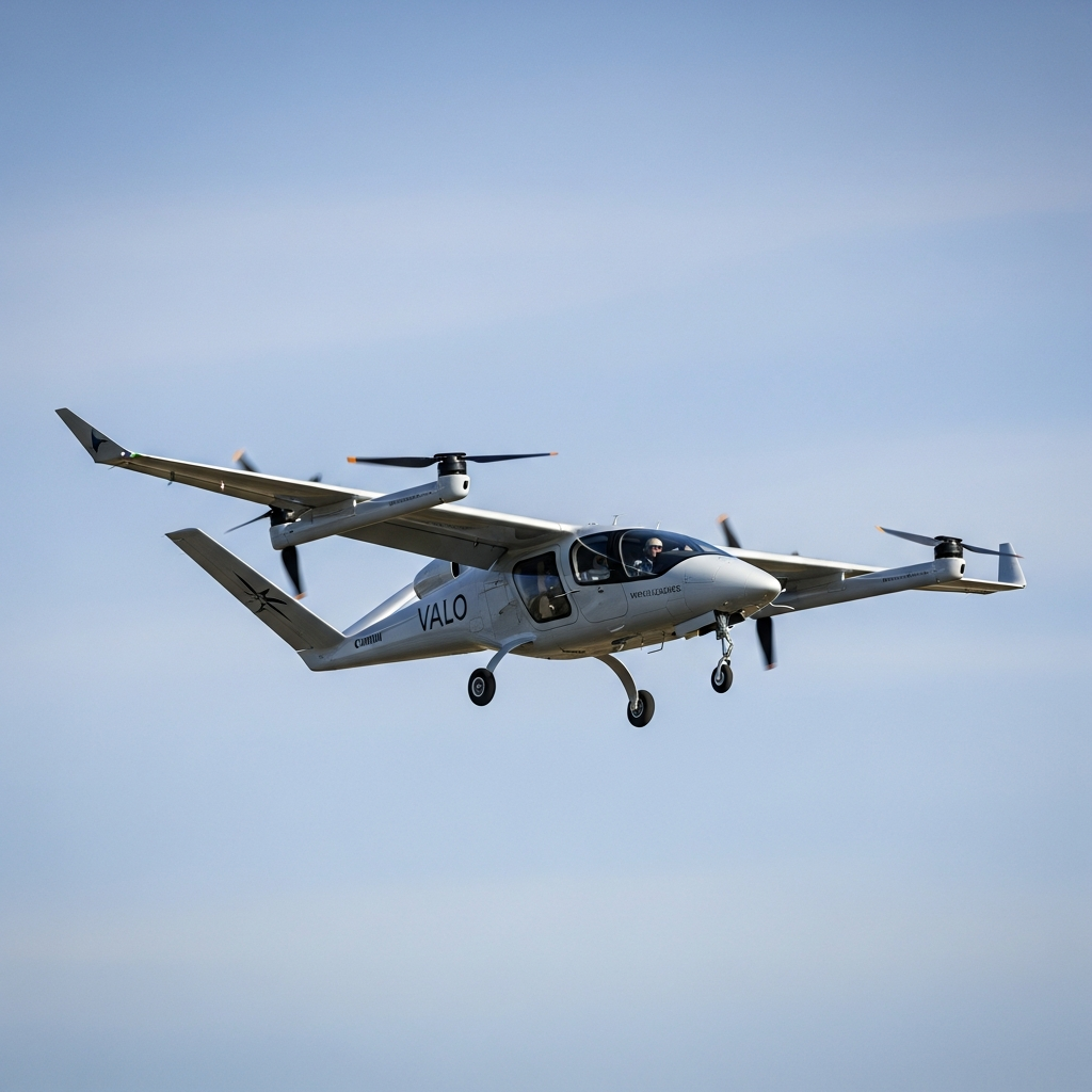 Vertical Aerospace Valo Completes Historic Piloted Transition — Takes Off Like a Helicopter, Flies Like a Plane