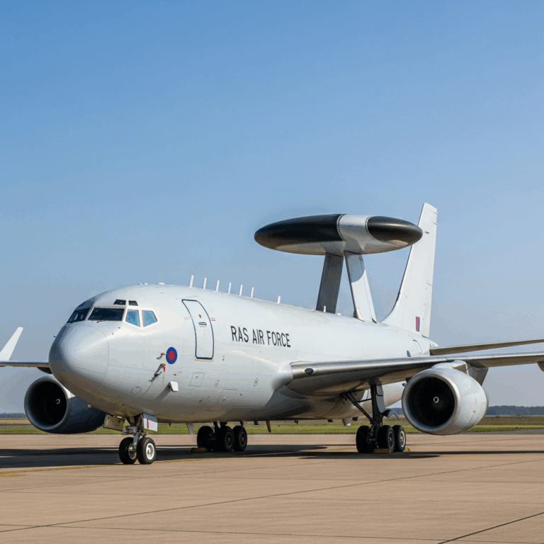 First RAF E-7 Wedgetail Arrives at Lossiemouth UK Restores Airborne Early Warnin