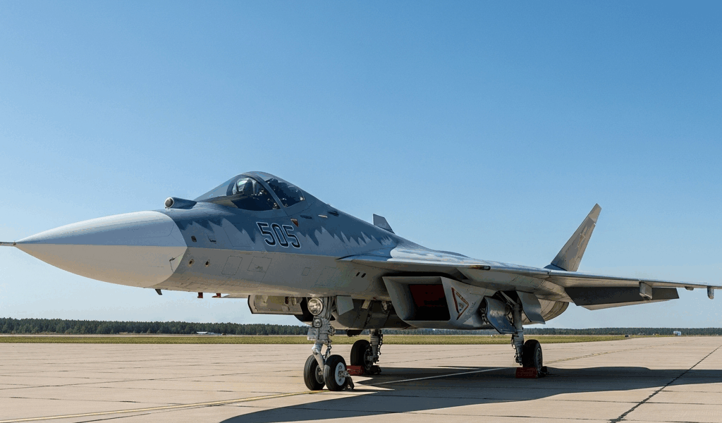 Russia Completes First Flight of Twin-Seat Su-57D Stealth Fighter