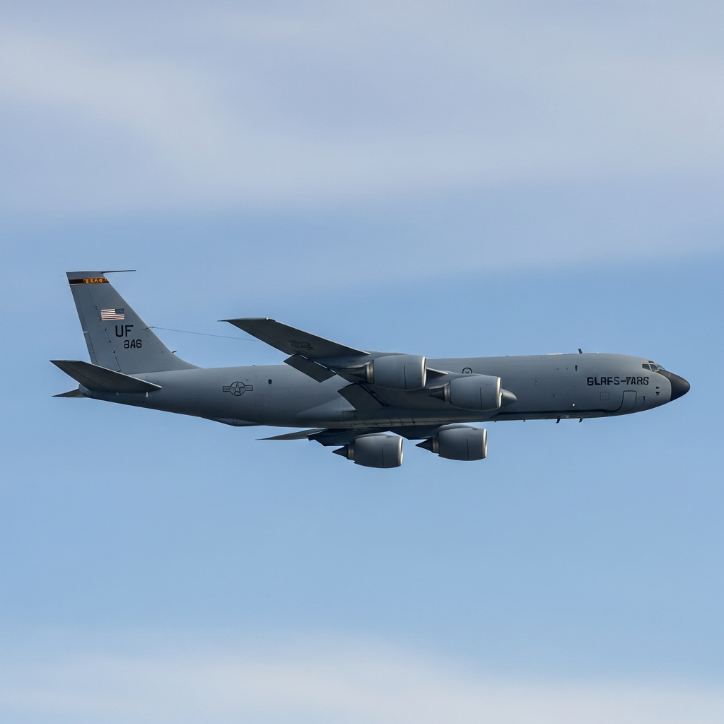KC-135 Squawks 7700 Over Persian Gulf and Vanishes From Tracking — Emergency Declared Near Qatar