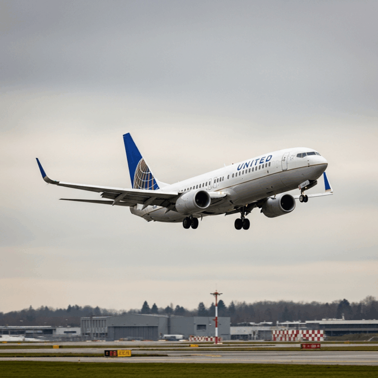 United Airlines Jet Clips Light Pole and Truck on Approach to Newark FAA Launche