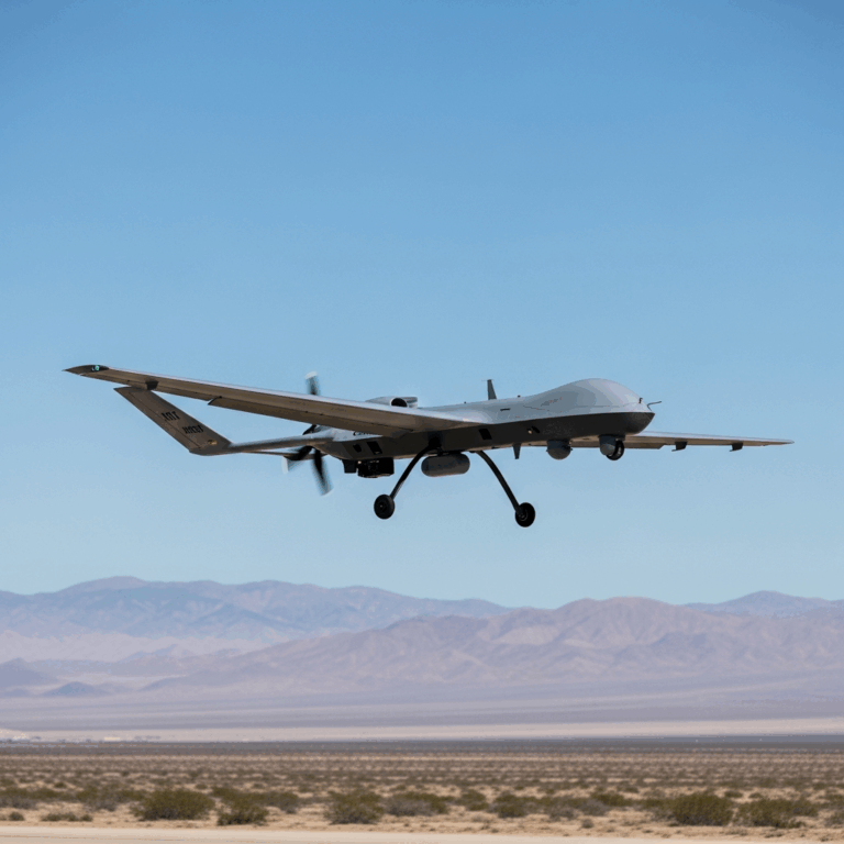 DARPAs XRQ-73 SHEPARD Hybrid-Electric UAV Completes First Flight at Edwards Air