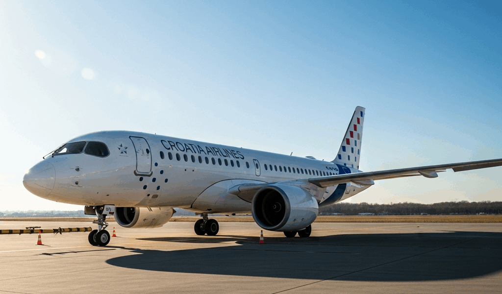 Croatia Airlines A220 Suffers Runway Excursion at Split During Aborted Takeoff
