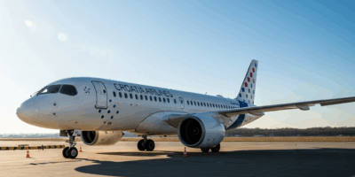 Croatia Airlines A220 Suffers Runway Excursion at Split During Aborted Takeoff