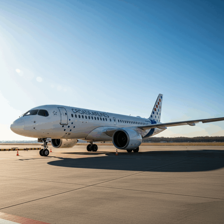 Croatia Airlines A220 Suffers Runway Excursion at Split During Aborted Takeoff