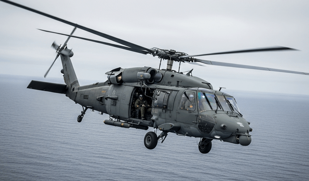 USAF HH-60W Rescues 11 Survivors from King Air 300 Crash off Florida Coast