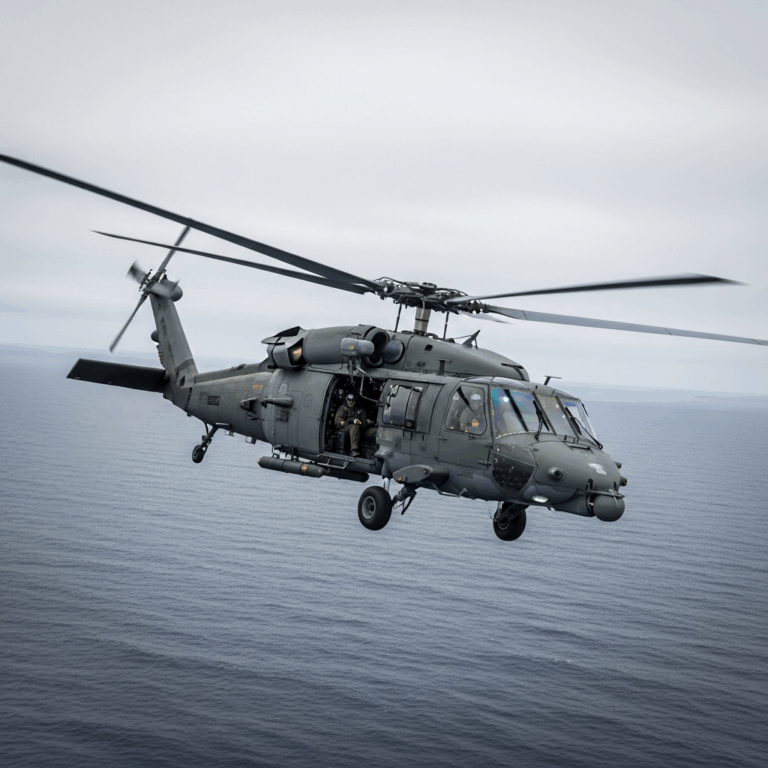 USAF HH-60W Rescues 11 Survivors from King Air 300 Crash off Florida Coast
