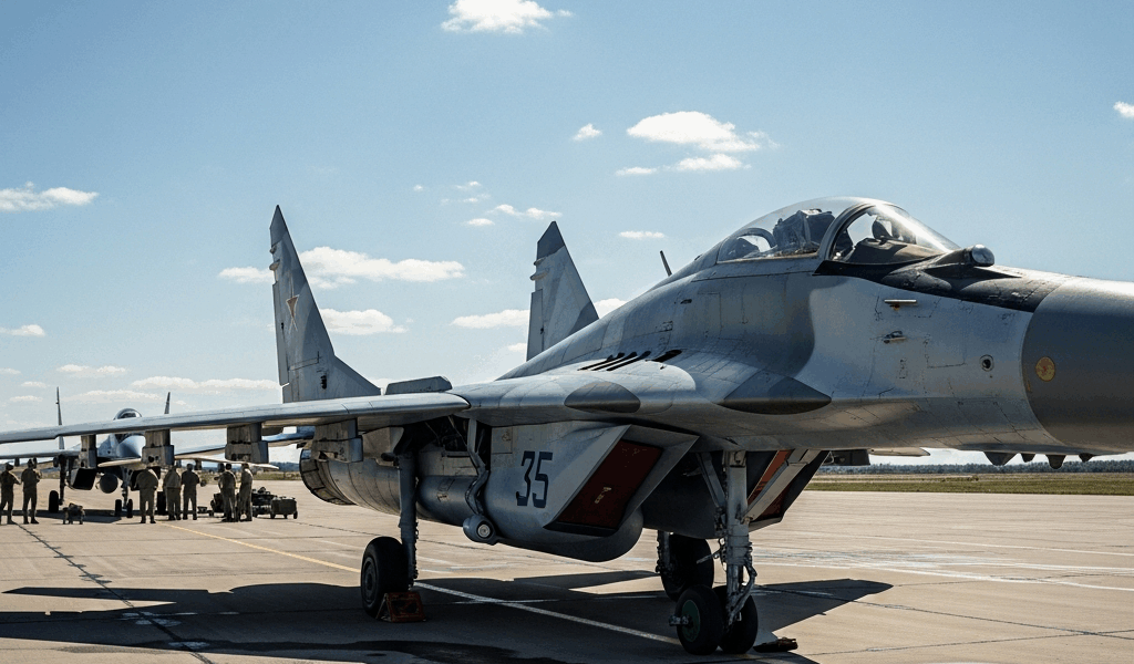 Ukrainian MiG-29 Lost in Combat Mission Over Poltava Oblast Pilot Successfully E