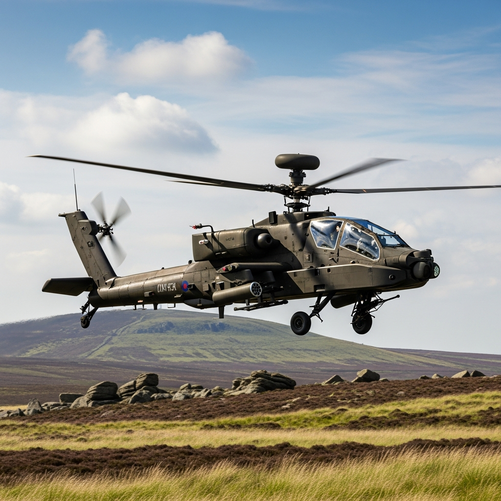 UK Ministry of Defence Launches Project NYX — £220M Armed Drone Teaming Program with Apache Helicopters