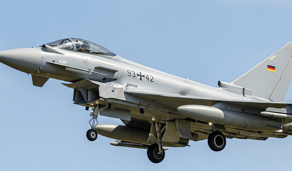 Germanys First Quadriga Eurofighter Makes Flight Debut Luftwaffe Modernization A