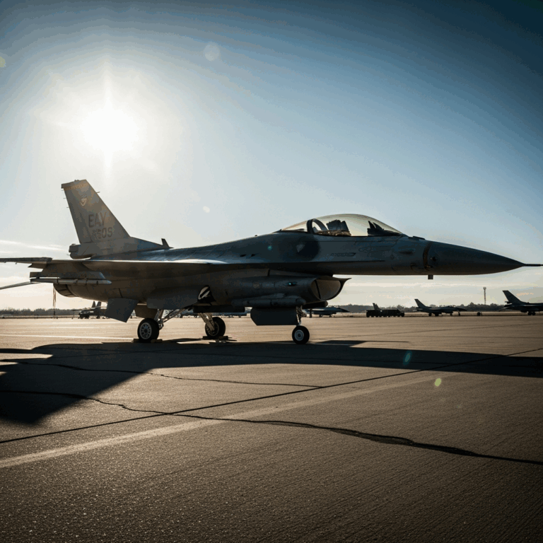 Greeces F-16 Crash-Lands on Zakynthos Island Pilot Safely Ejects After Emergency
