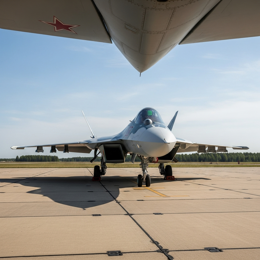 Military Aircraft Crashes Near Moscow — Unconfirmed Reports Identify Su-57 Felon Stealth Fighter