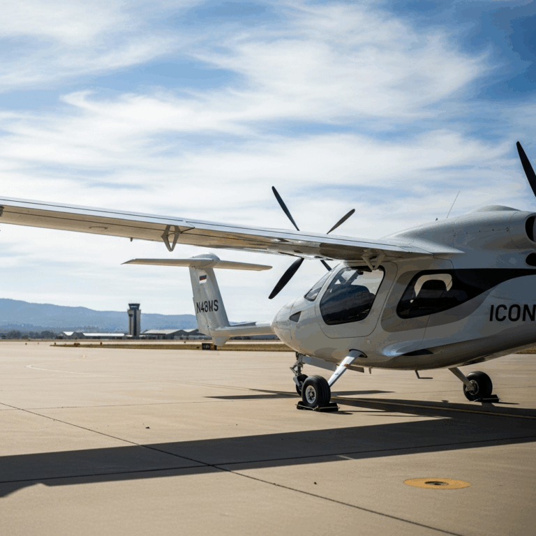 ICON Aircraft Introduces ICON Sense Flight Safety System to Reduce A5 Landing Gear Incidents